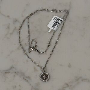 Nadri Silver jewish star Pendant Necklace